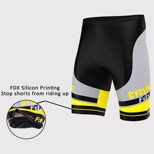 Best Men’s Black & yellow Cycling Shorts 3D Gel Padded summer road bike shorts - Breathable Quick Dry bike shorts, lightweight comfortable shorts for riding