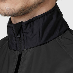 Fdx Men's Windbreaker Cycling Gilet Sleeveless Vest Black for Winter Clothing 360° Reflective, Lightweight, Windproof, Waterproof & Pockets