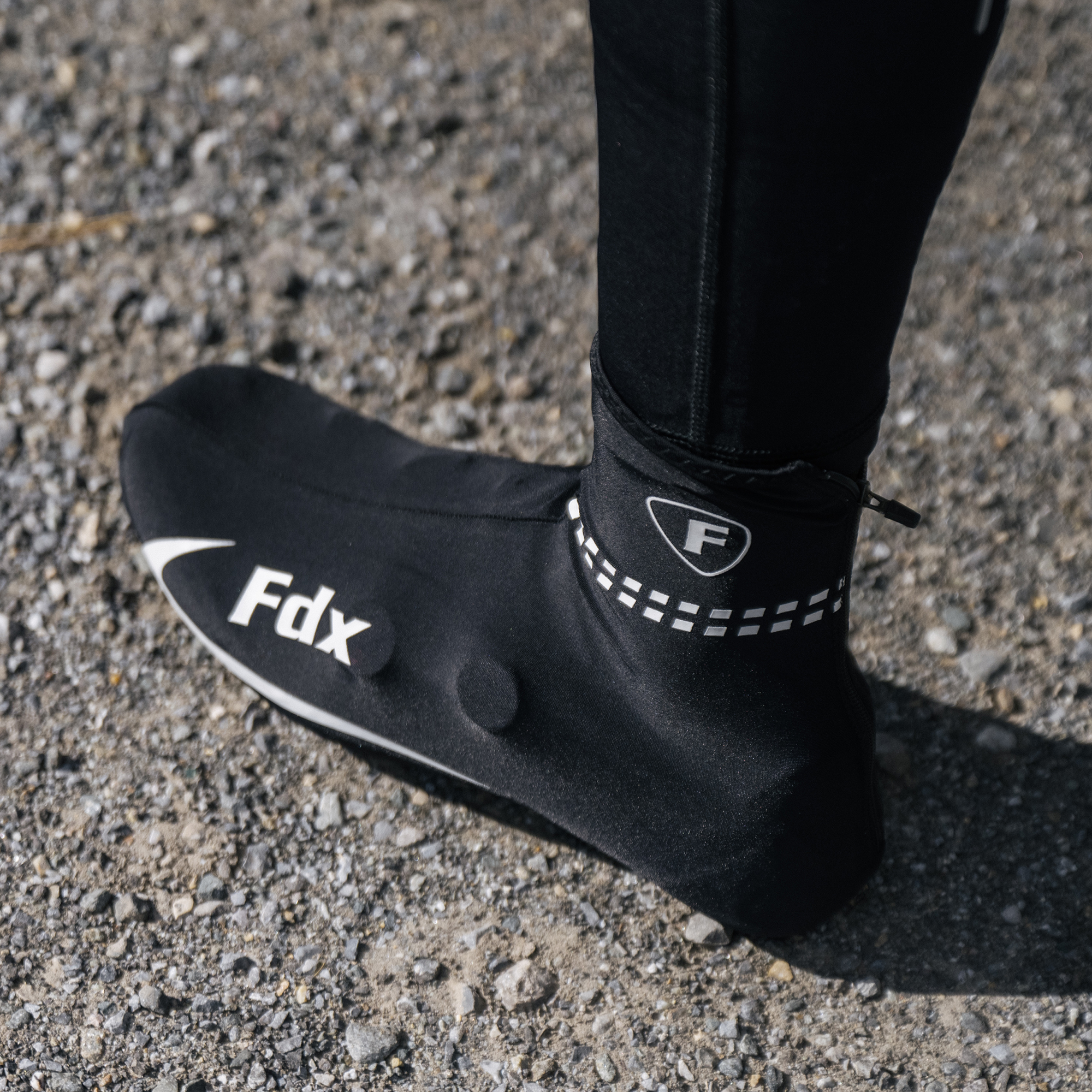 Fdx SC3 Black Cycling Shoe Covers FDX Sports FDX Sports AU