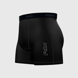 Fdx Men's Black Boxer Shorts Lightweight Summer Biking Shorts All Weather Quick Dry Slim Fit Compression Boxer Cycling Gear AU