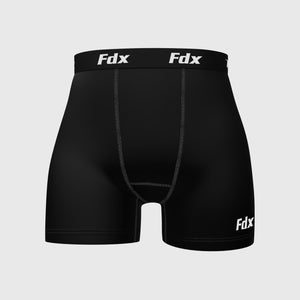 Fdx IT Black Men's Compression Boxer Shorts