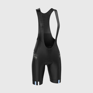 FDX Women’s Black Cycling Bib Shorts 3D Gel Padded comfortable biking bibs - Breathable Quick Dry bibs, lightweight moisture wicking comfortable shorts