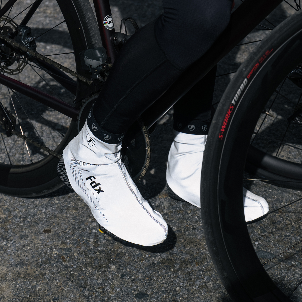 Fdx SC1 360 Reflective Grey Cycling Shoe Covers FDX Sports FDX Sports AU