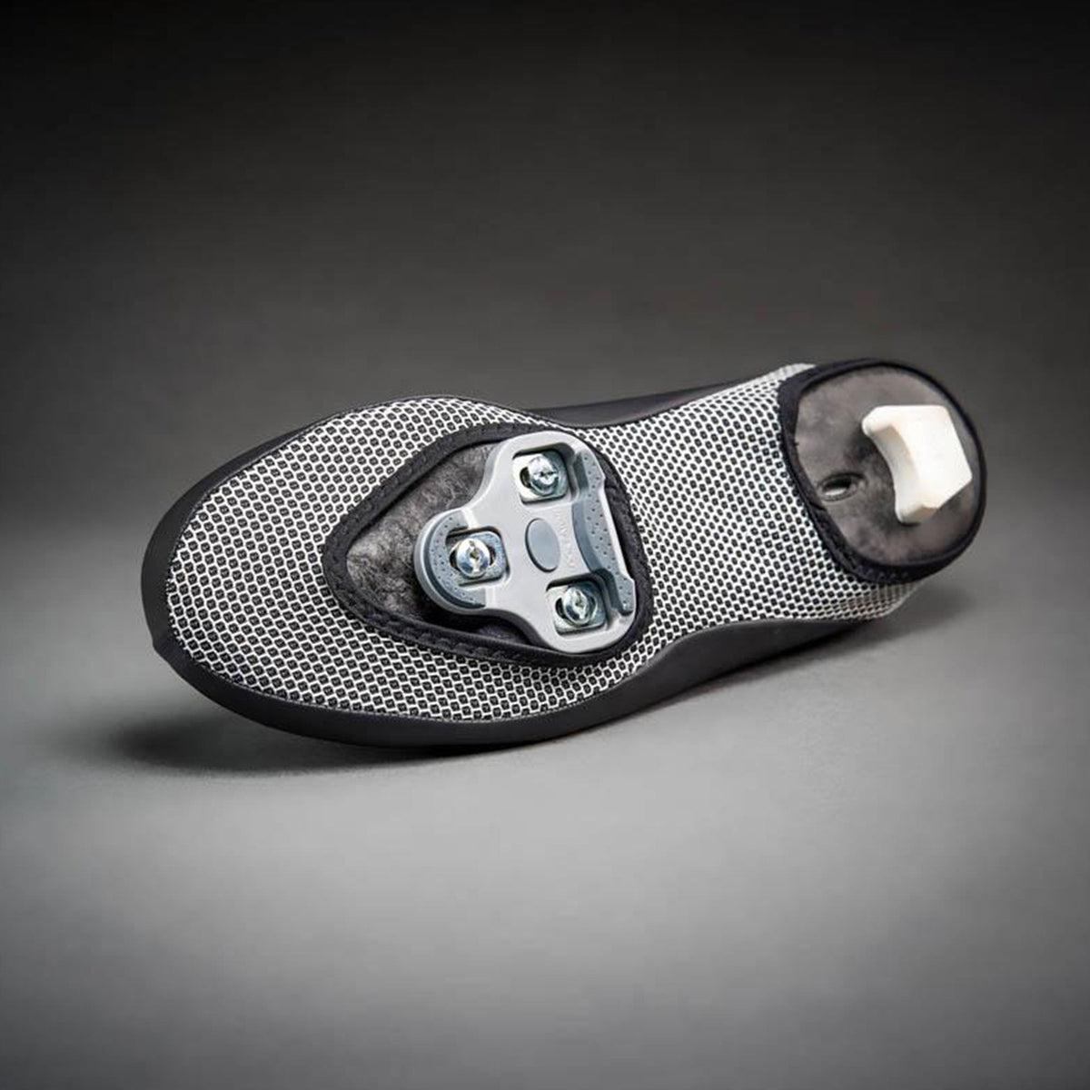 FDX Black Unisex Thermal Cycling Shoe Covers, Warm Winter Cold Protection Bike Overshoes Windproof Water Resistant Gaiters for Road Biking and MTB