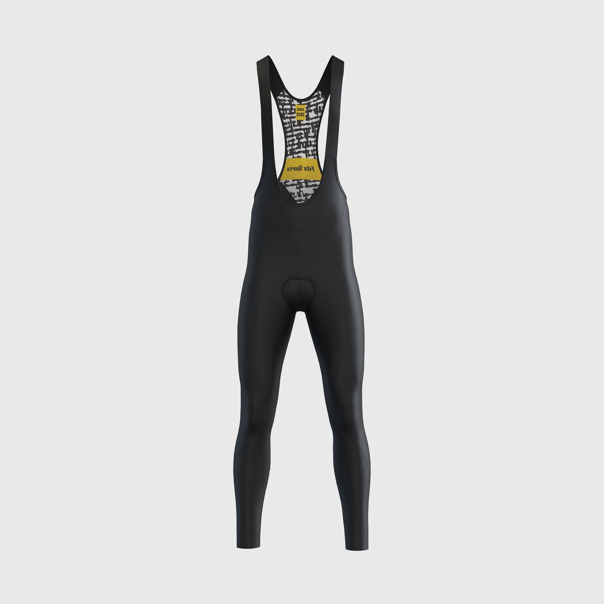 Fdx Womens Black Gel Padded Cycling Bib Tights For Winter Roubaix Thermal Fleece Reflective Warm Leggings - Limited Edition Bike Pants