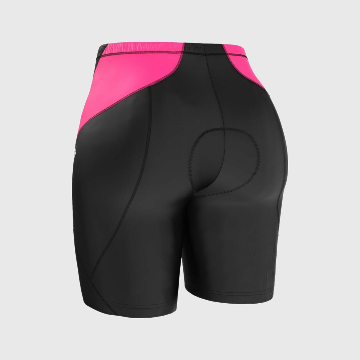 FDX Black & Pink Best Women Summer Cycling Short Flat Lock Stitching Anti Bac Cushion Padding Lightweight Elastic Waist band Reflective Details Anti odor - Pro