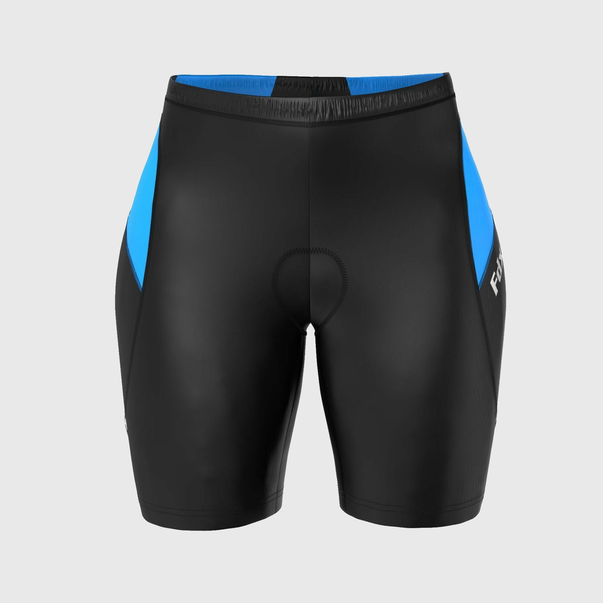 FDX Women Best Black & Blue Summer Cycling Short Anti Bac Cushion Pad Lightweight Elastic Waist band Reflective Details - Pro