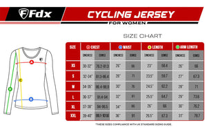Fdx Arch Women's Black Thermal Roubaix Long Sleeve Cycling Jersey