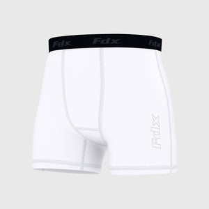 Fdx Men's white Boxer Shorts Lightweight Summer Biking Shorts All Weather Quick Dry Slim Fit Compression Boxer Cycling Gear AU
