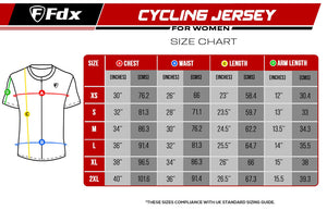 Fdx Essential Orange Women's Short Sleeve Summer Cycling Jersey