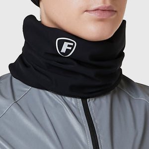 FDX Neck Warmer Black Cycling Winter Thermal Fleece Unisex Headwear Face cover Winterproof Wind Stopper Buff Gaiters - AU