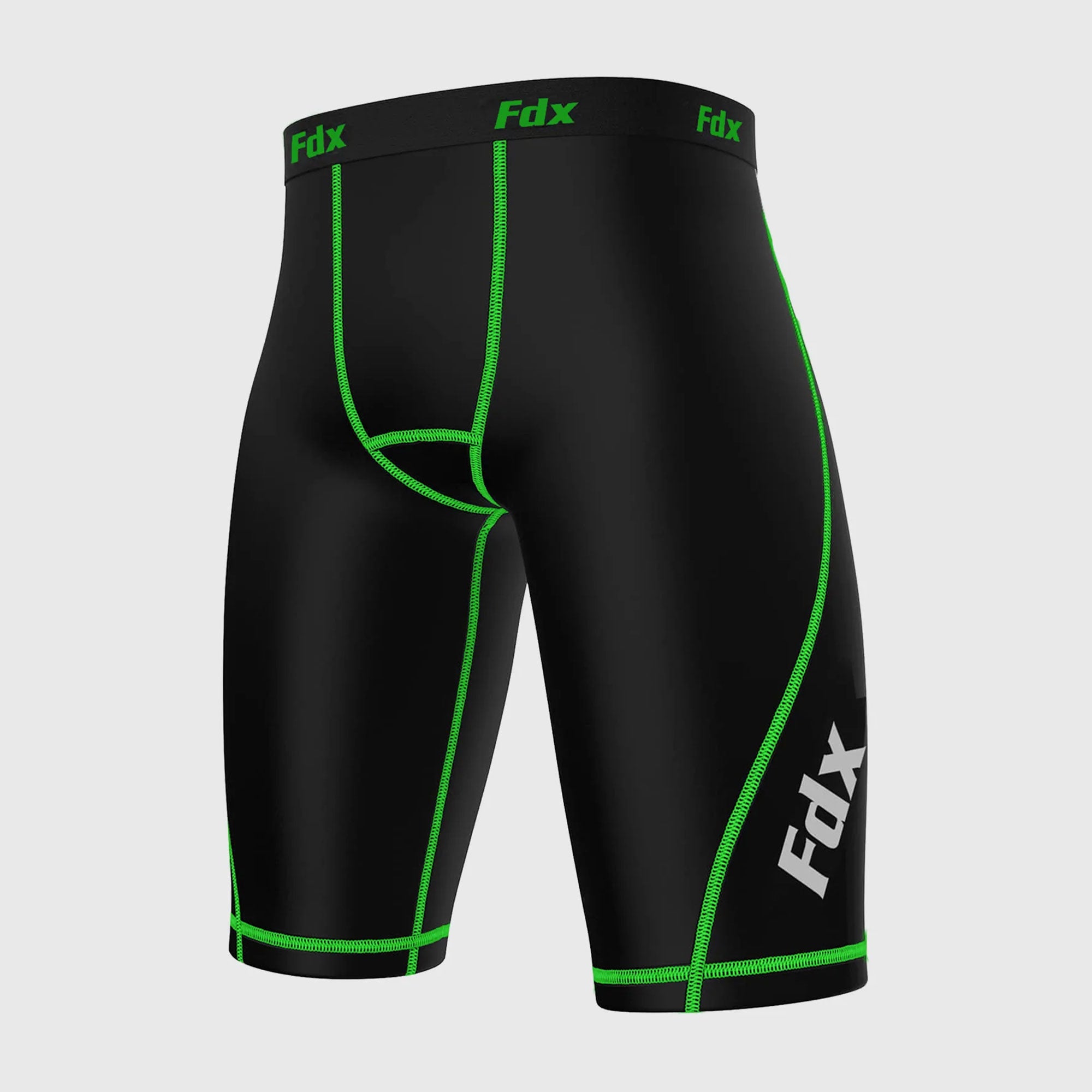 Fdx B5 Men's All Weather Compression Tights Green FDX Sports