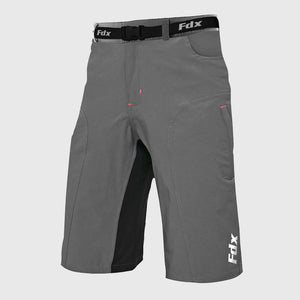 Men’s Grey best MTB Shorts, Lightweight Mountain Bike Shorts with Removable Padded Liner, Breathable Quick Dry Outdoor Cycle Pants with Cargo Pockets