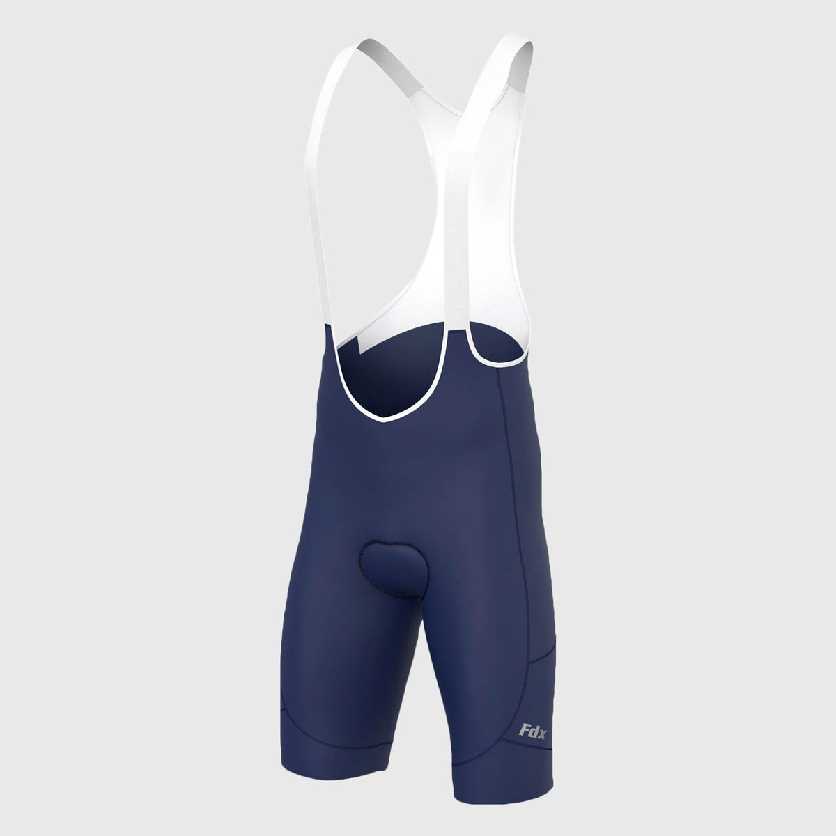 Fdx Men's Blue Gel Padded Cycling Bib Shorts For Summer Best Outdoor Road Bike Short Length Bib - Duo