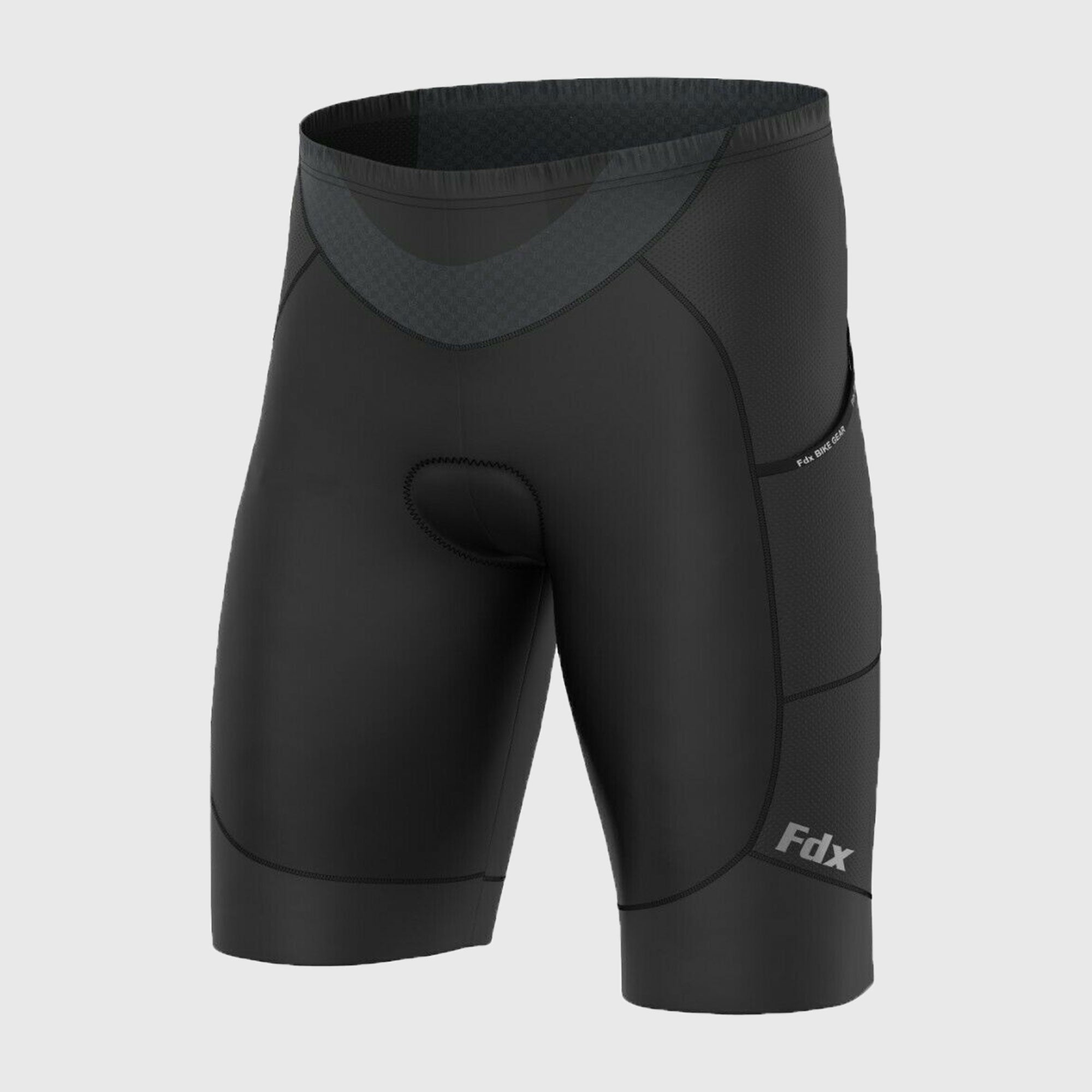 Fdx Essential Men's Padded Summer Cycling Shorts with Pockets