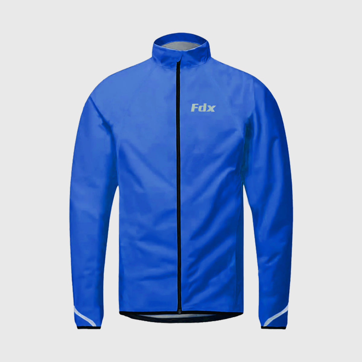 Fdx Men's Blue Best Cycling Jacket for Winter Thermal Casual Softshell Clothing Lightweight, Shaver proof, Packable ,Windproof, Waterproof & Pockets