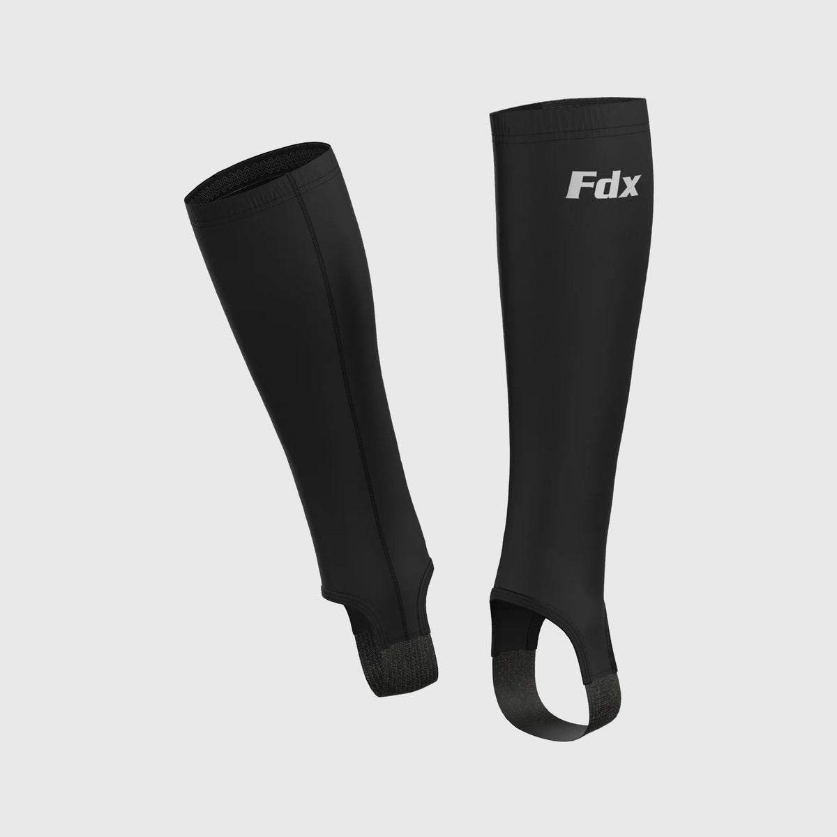 Fdx Men & Women Black Cycling Leg Warmer Lightweight Cold Weather Leg Compression Sun Protective Cool Unisex Cycling Gear Best for Gym Running 