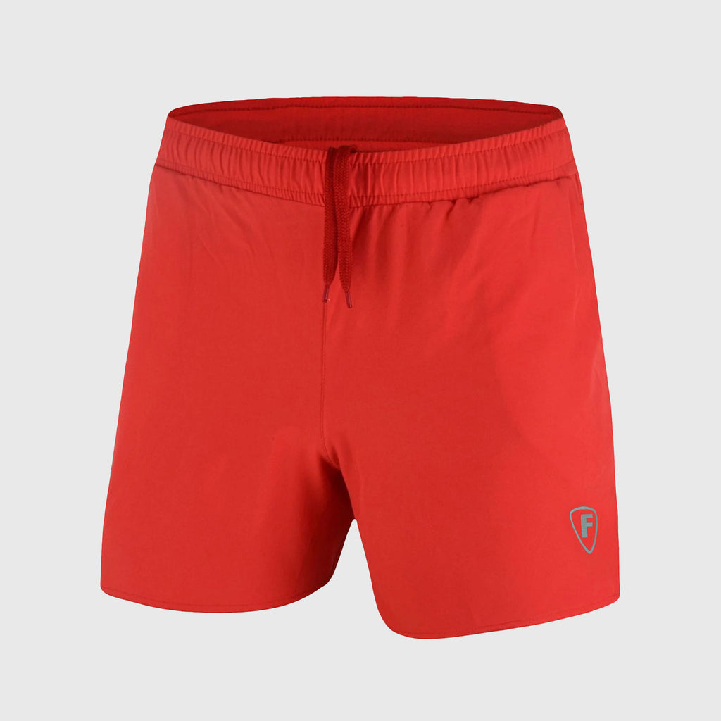 Fdx Men's 5inch Pro Red Running Shorts