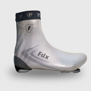 Fdx Unisex Grey Cycling Over Shoe Breathable Lightweight Rainproof Hi Viz Reflective Details Men Women Cycling Gear AU